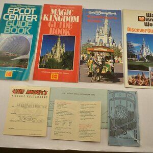 Disney World Brochure, Guide, WDW 1983 Pricing Other* 80s Vintage Ephemera
